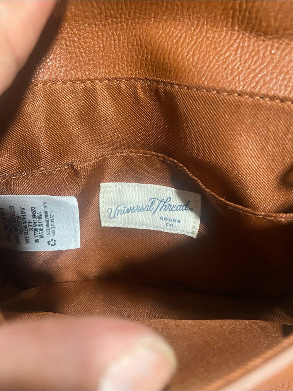 Universal Thread Cognac Brown Shoulder Bag